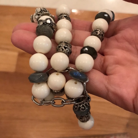 Beaded bracelet set of three - Picture 2 of 4